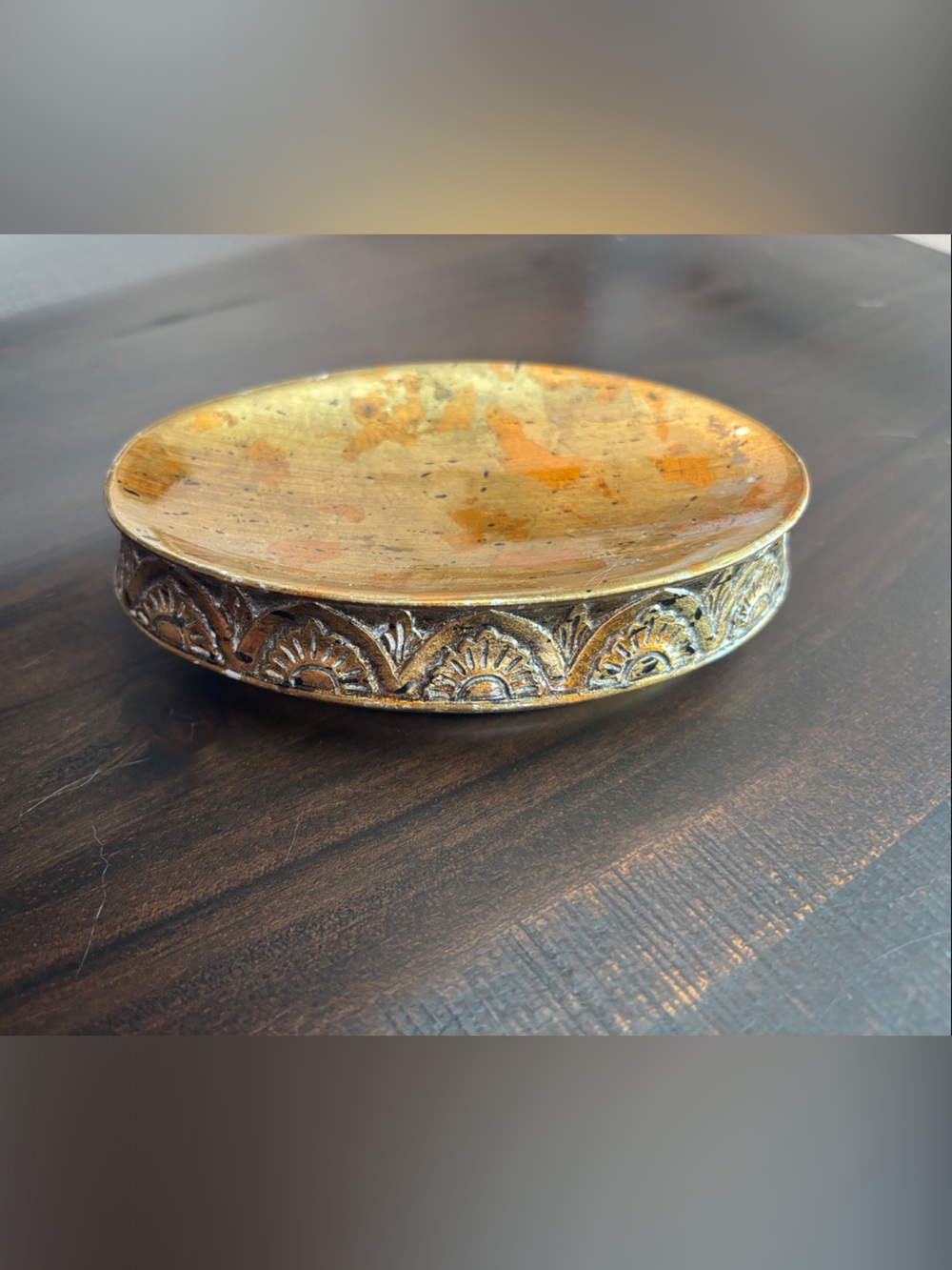 Vintage Croscill Luxury Bath Soap Dish / Trinket Vanity Tray -